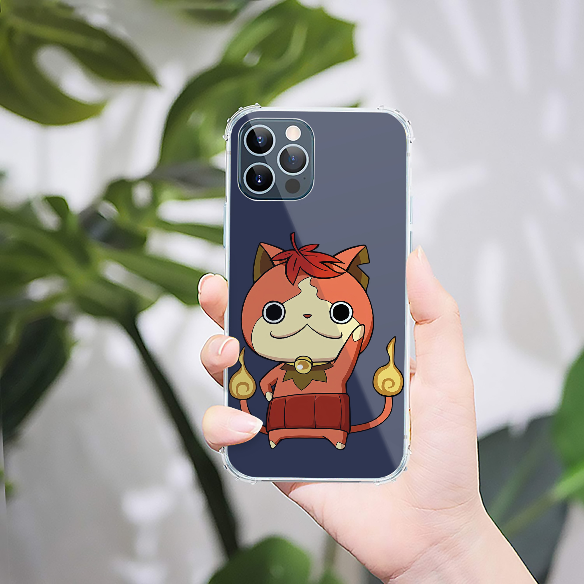 （画像用） 妖怪ウォッチ Yo-kai Watch 【iPhone 12シリーズ対応】透明スマホケース（クリアソフトケース）